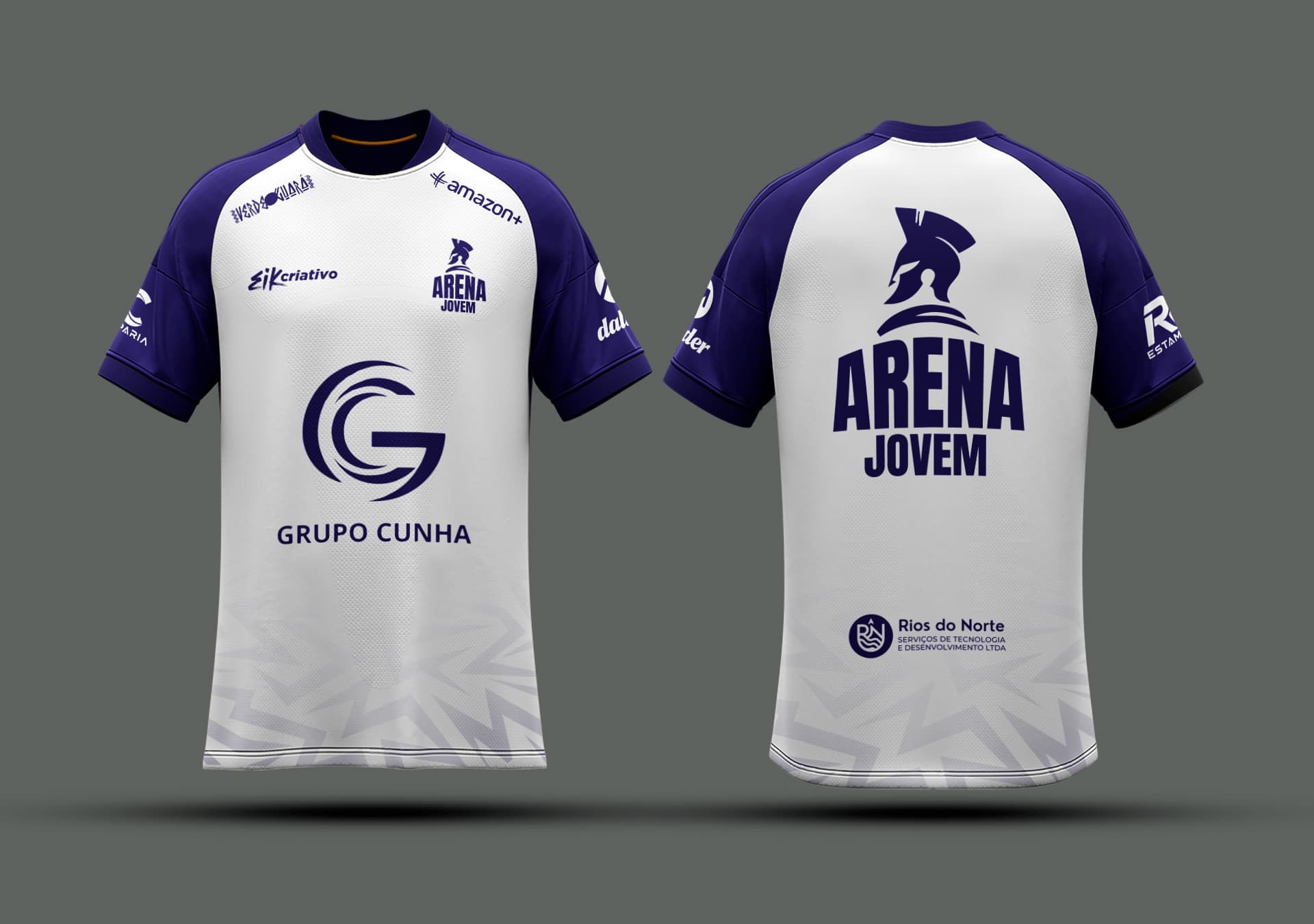 Camisa Blue White
